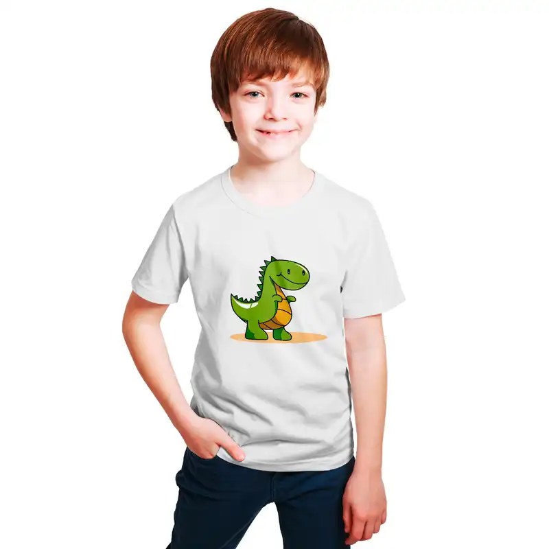 استیکر پارچه و لباس مدل برچسب DTF  طرح دایناسور