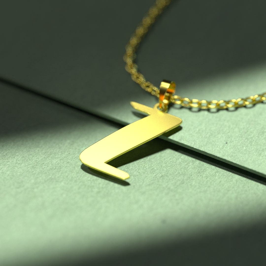 گردنبند طلا 18 عیار زنانه مدوپد مدل حرف Z کد H3-1-1132 -  - 2