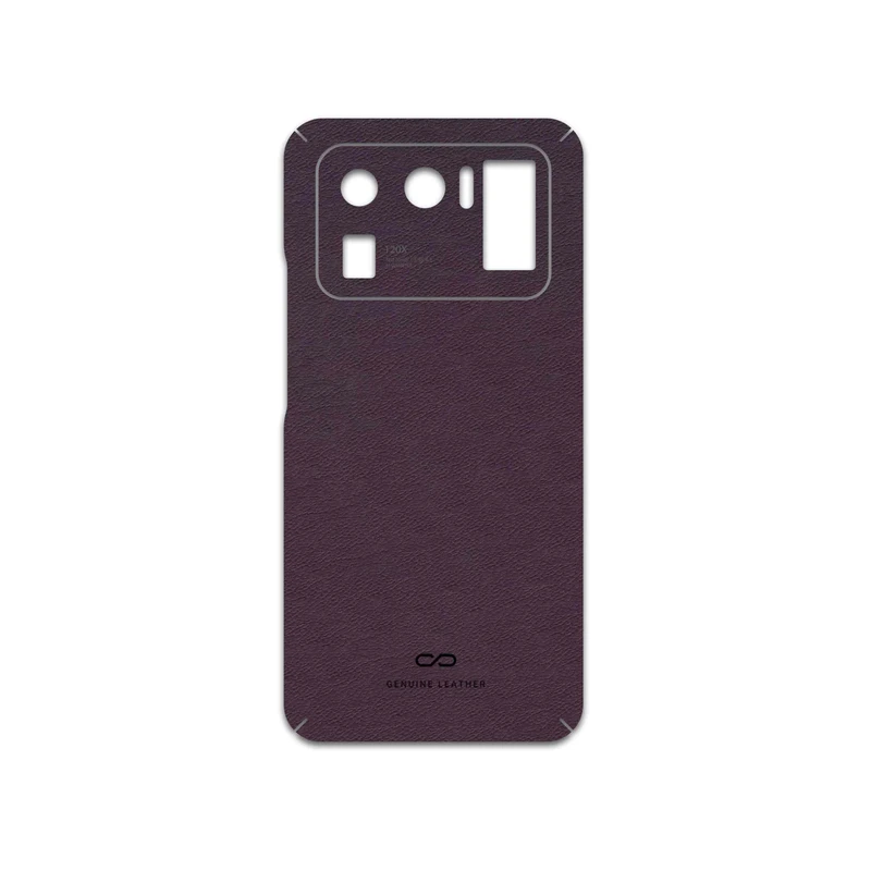 برچسب پوششی ماهوت مدل Purple-Leather مناسب برای گوشی موبایل شیائومی Mi 11 Ultra