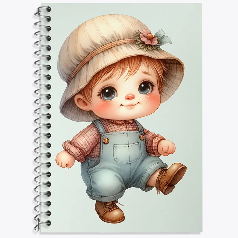 دفتر نت موسیقی 50 برگ خندالو طرح پسرانه کیوت کد N5038