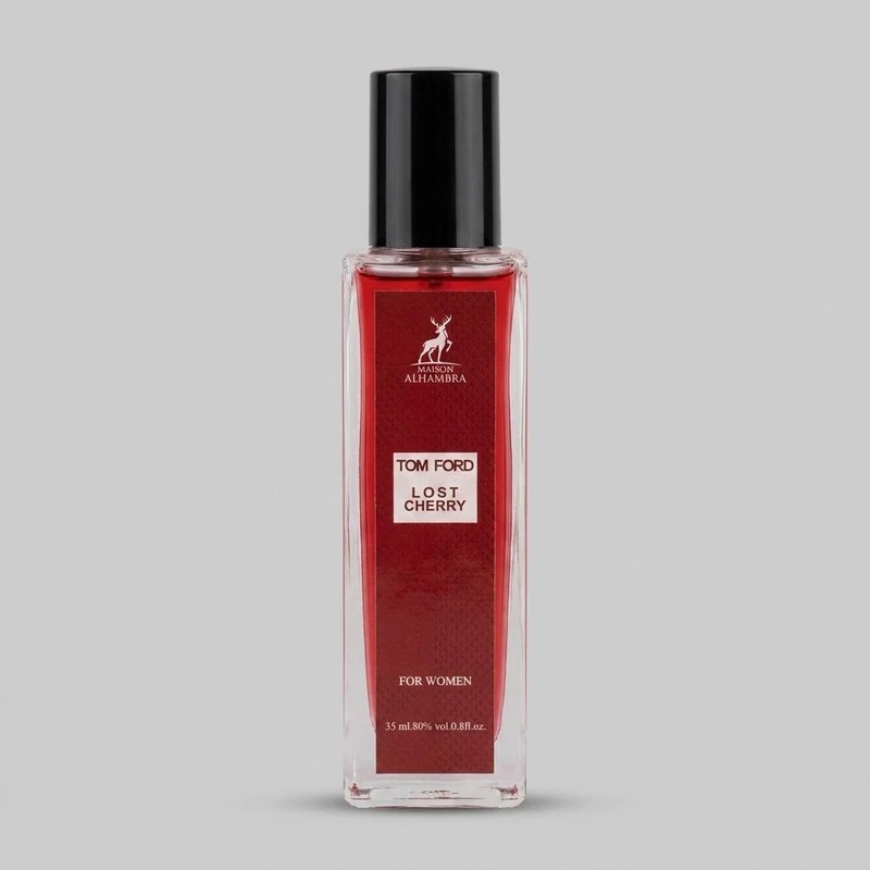 عطر جیبی الحمبرا مدل Tom Ford Lost Cherry حجم 35 میلی‌لیتر