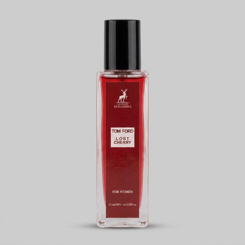عطر جیبی الحمبرا مدل Tom Ford Lost Cherry حجم 35 میلی‌لیتر