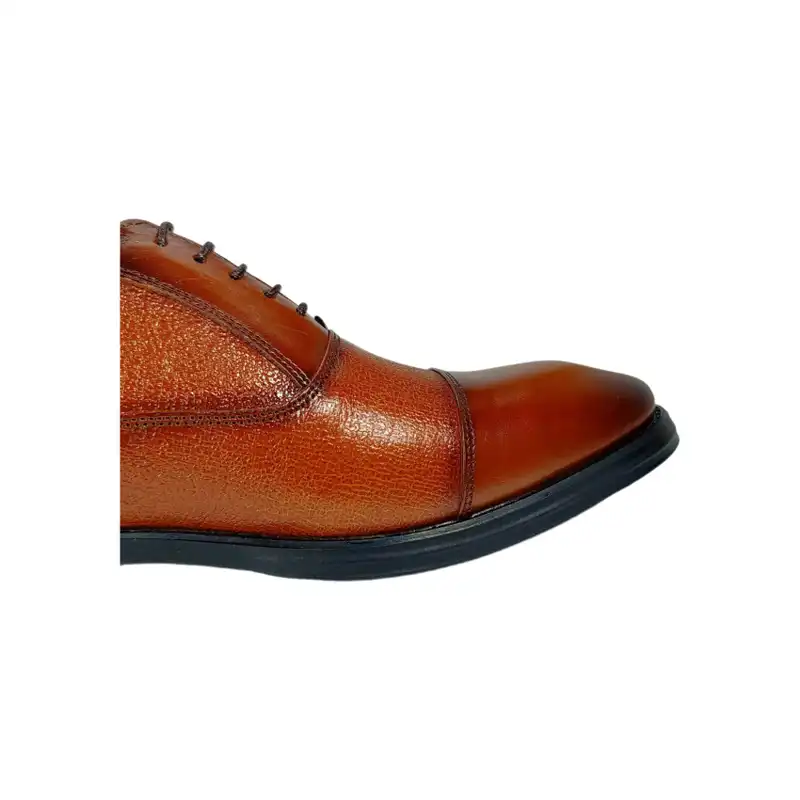 کفش مردانه مدل برت بندی چرم طبیعی 27