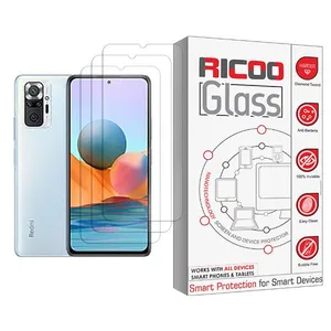 Ricoo Glass MIX003 Screen Protector For Xiaomi Redmi Note 10 Pro Pack Of 3