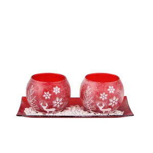 شمعدان مدل 10ab2367-1 مجموعه 2 عددی