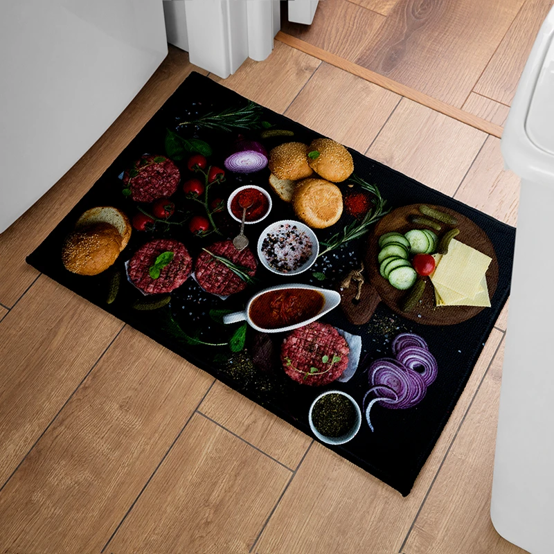 پادری  مدل  مخمل  طرح  آشپزخونه کد PD064  سایز  50x80 سانتی متر