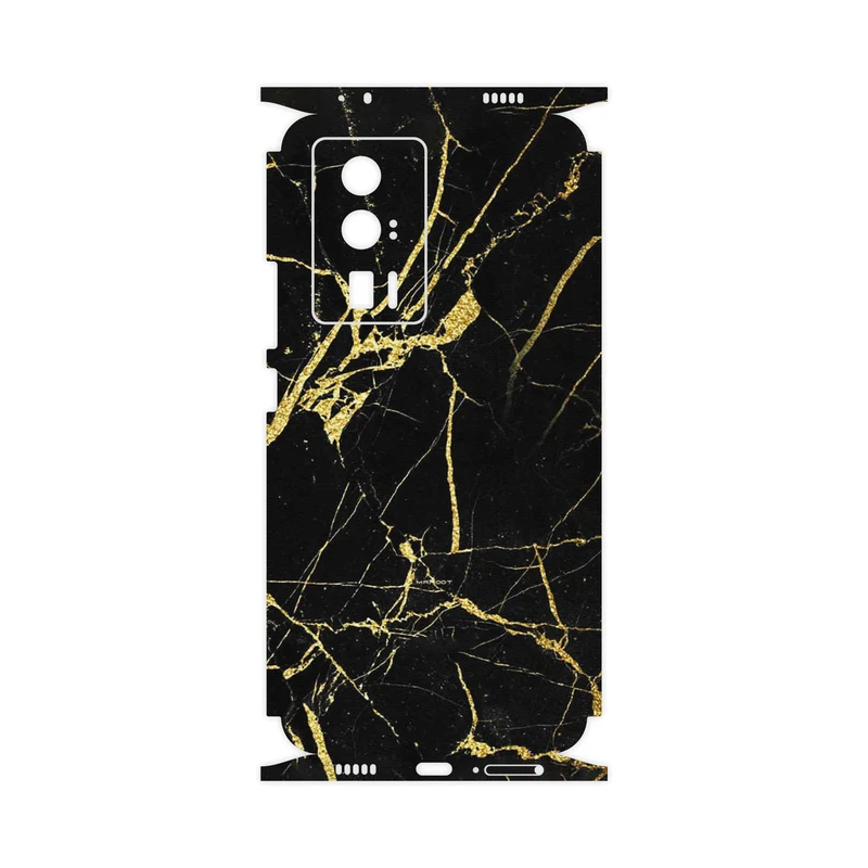 برچسب پوششی ماهوت مدل Graphite_Gold_Marble-FullSkin مناسب برای گوشی موبایل شیائومی Poco F5 Pro