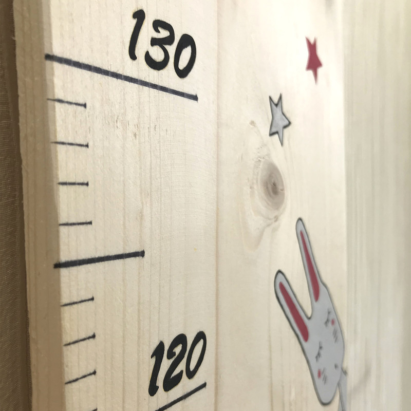 متر اندازه گیری کودک چوبکا طرح حیوانات