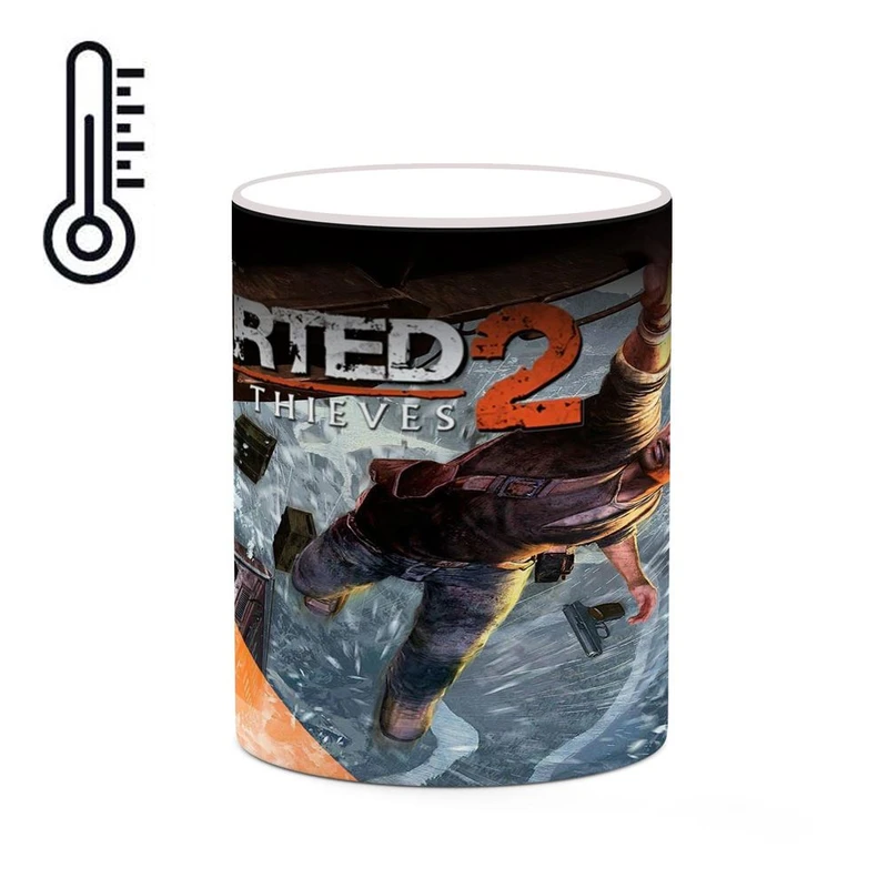 ماگ حرارتی کاکتی مدل بازی آنچارتد Uncharted 2 Among Thieves کد mgh31255