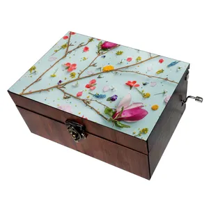 جعبه موزیکال مدل گل کد B236