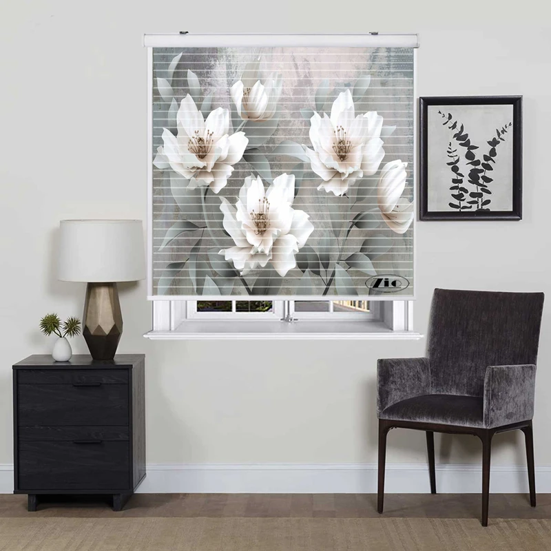 پرده زبرا زیو مدل 3D1065 سایز 150x150 سانتی متر