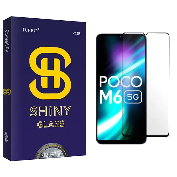 محافظ صفحه نمایش شیشه ای آتوچبو مدل Shiny مناسب برای گوشی موبایل شیائومی Poco M6