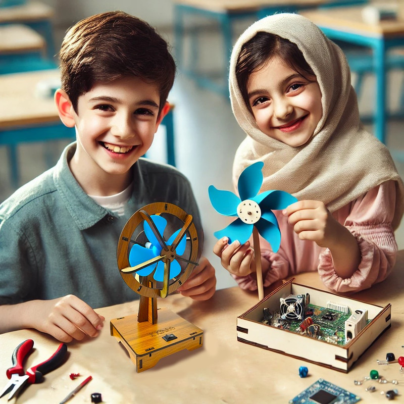 کیت آموزشی کیت کلاب مدل پنکه