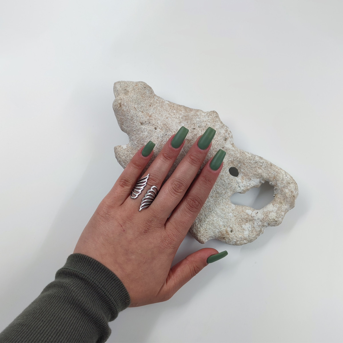 انگشتر زنانه مدل بال فرشته کد S25