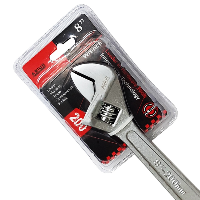 آچار فرانسه آریوس مدل RO - 8 سایز 8اینچ