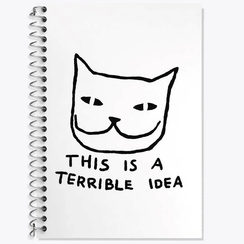 دفتر لغت 50 برگ خندالو مدل گربه مشکوک کد 29323