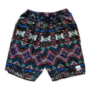 شلوارک مردانه مدل ساحلی رنگ سرمه ای