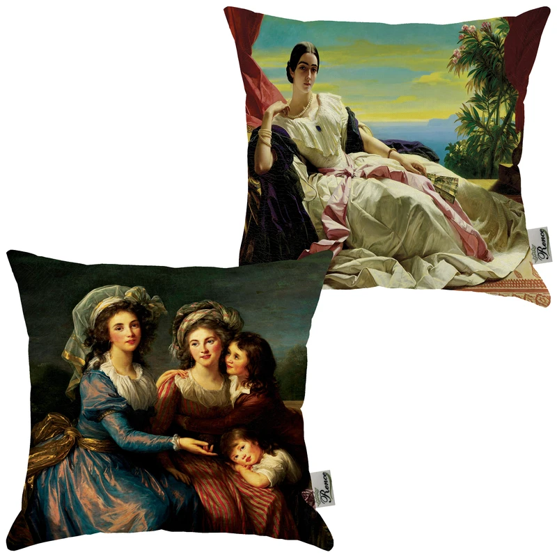 کوسن رنس مدل SS22-10701-10707 مجموعه 2 عددی