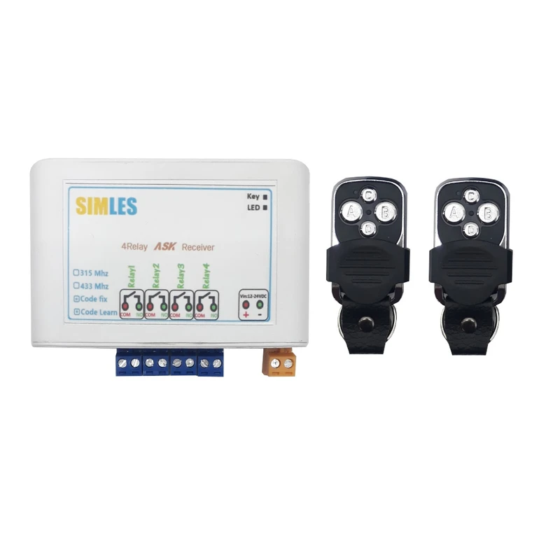 ریموت و گیرنده 4 کاناله