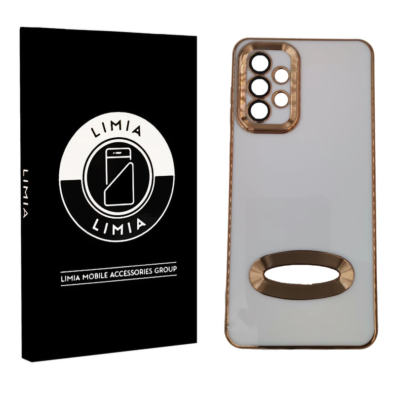 کاور لیمیا مدل کلاسیک لنزدار ژله ای طرح الکترورینگ مناسب برای گوشی موبایل سامسونگ Galaxy A13 4G