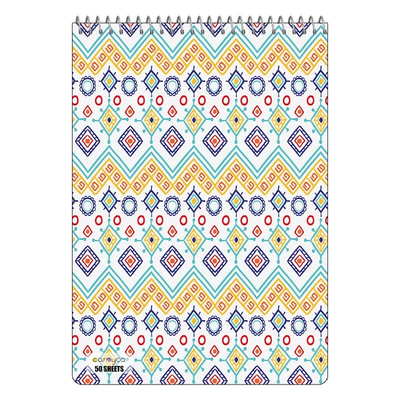 دفتر نقاشی 50 برگ سیمی کارنیکا طرح پترن ایرانی Persian Pattern کد 27151