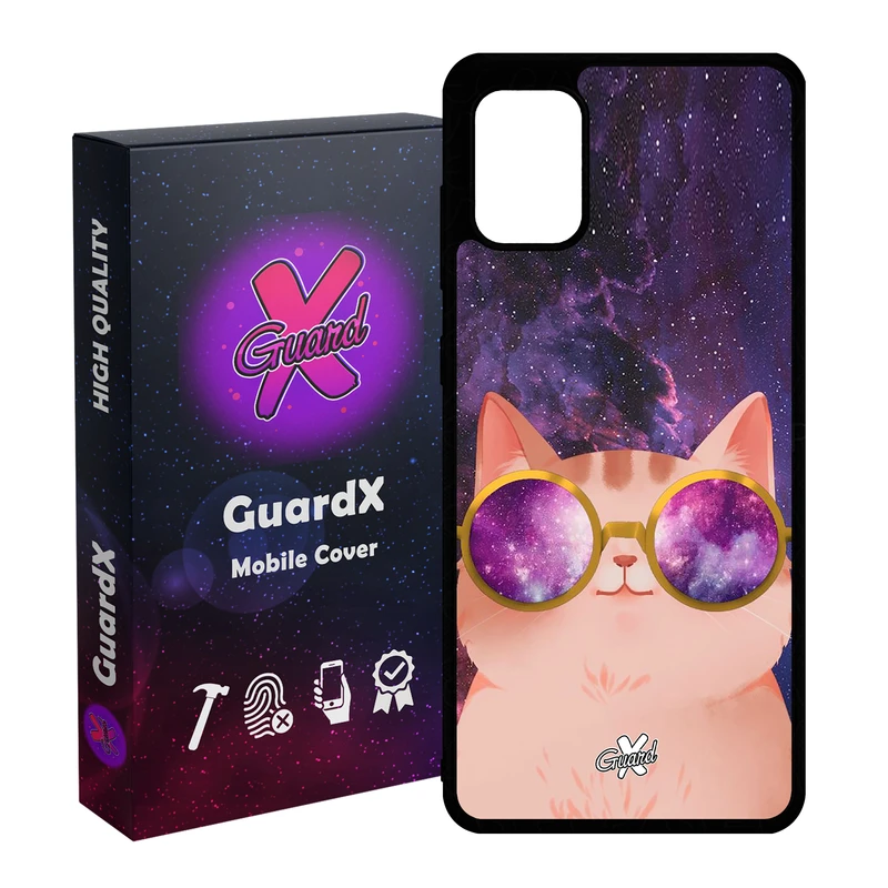 کاور گارد ایکس طرح Cat مدل Glass10078 مناسب برای گوشی موبایل سامسونگ Galaxy A31