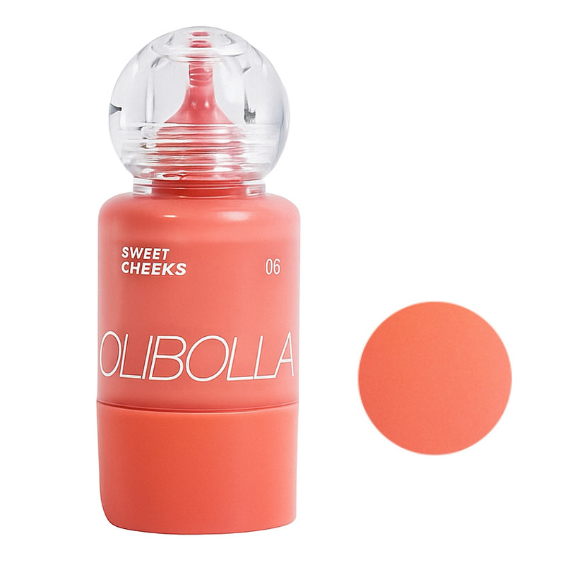 رژگونه مات اولیبولا مدل دکمه ای شماره 06