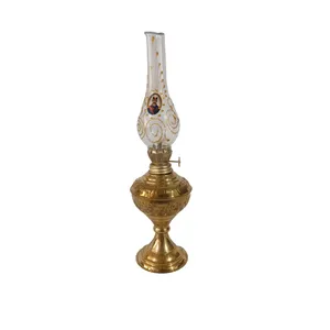 چراغ گرد سوز برنجی کد S-4221