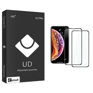 Coconut UD Black Screen Protector For Apple  iPhone X/XS Pack Of 2