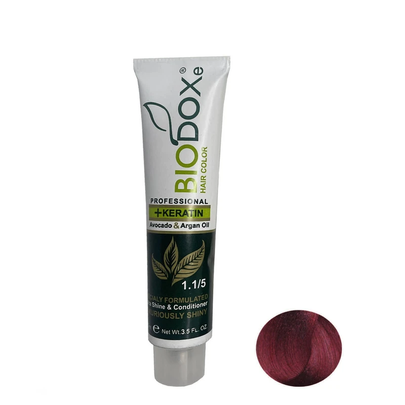 رنگ مو بیوداکس شماره RV4 حجم 125 میلی لیتر رنگ انگوری تیره 