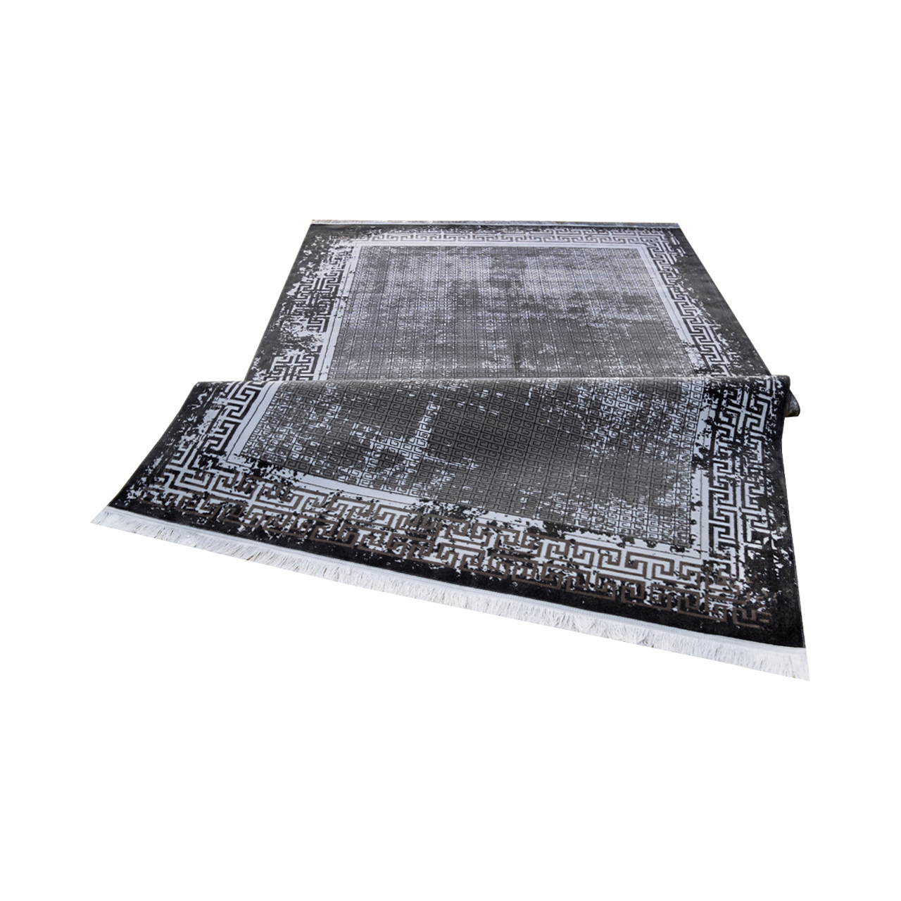 فرش ماشینی فارس کد 2001 زمینه طوسی