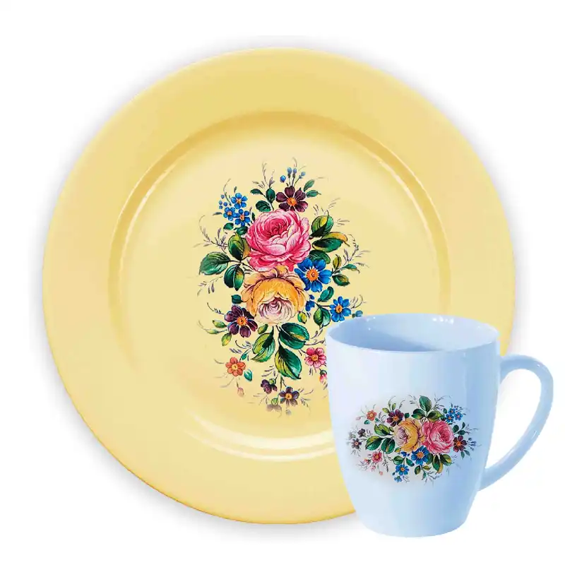 برچسب ترنسفر مدل رز چینی