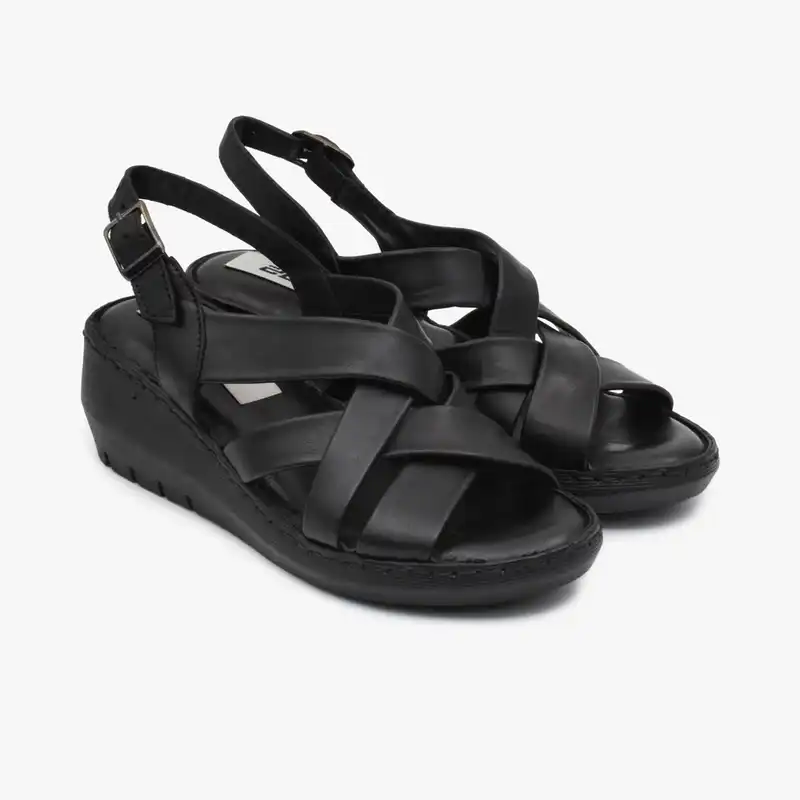 صندل زنانه چرم تهران مدل L82M