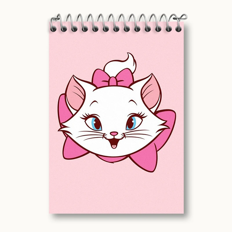 دفتر یادداشت 50 برگ خندالو طرح گربه ماری (Marie) کد N1825