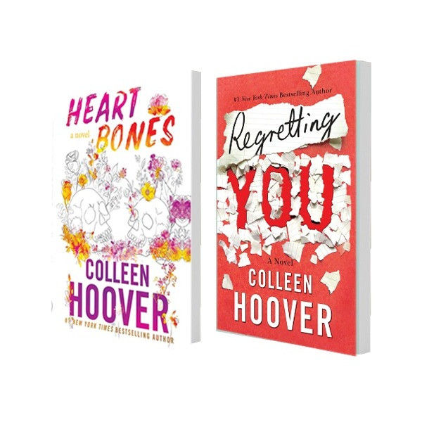 کتاب Heart Bones و Regretting You اثر Colleen Hoover انتشارات آینده کتاب 2 جلدی