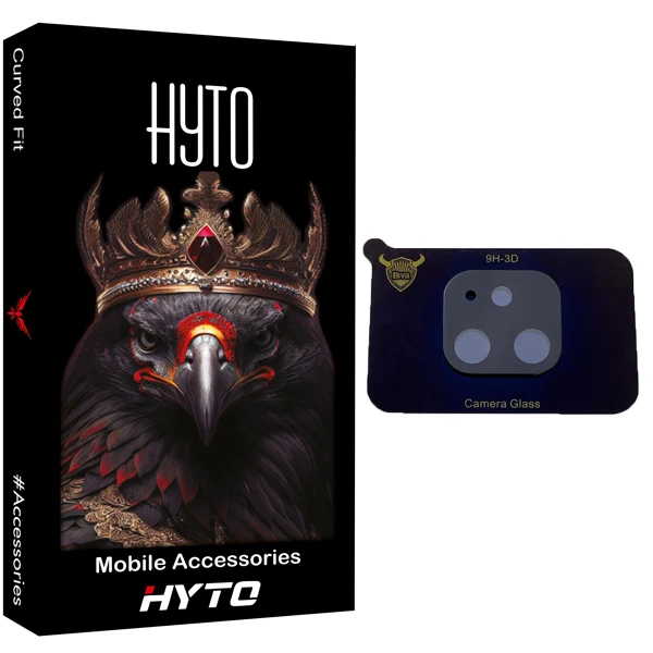 محافظ لنز دوربین هیتو مدل 3D کربن مناسب برای گوشی موبایل اپل iPhone 12