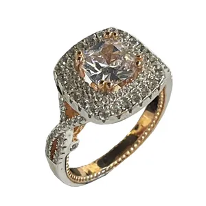 انگشتر نقره زنانه مدل وراجیو اصلی با نگین اتریشی جواهری