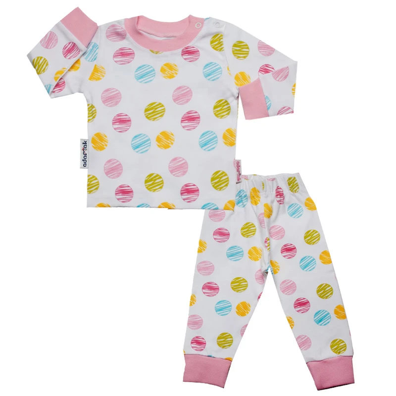 ست تی شرت آستین بلند و شلوار نوزادی آدمک مدل توپی کد 110054