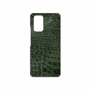 MAHOOT Green-Crocodile-Leather Cover Sticker for Xiaomi Redmi Note 10 Pro Max