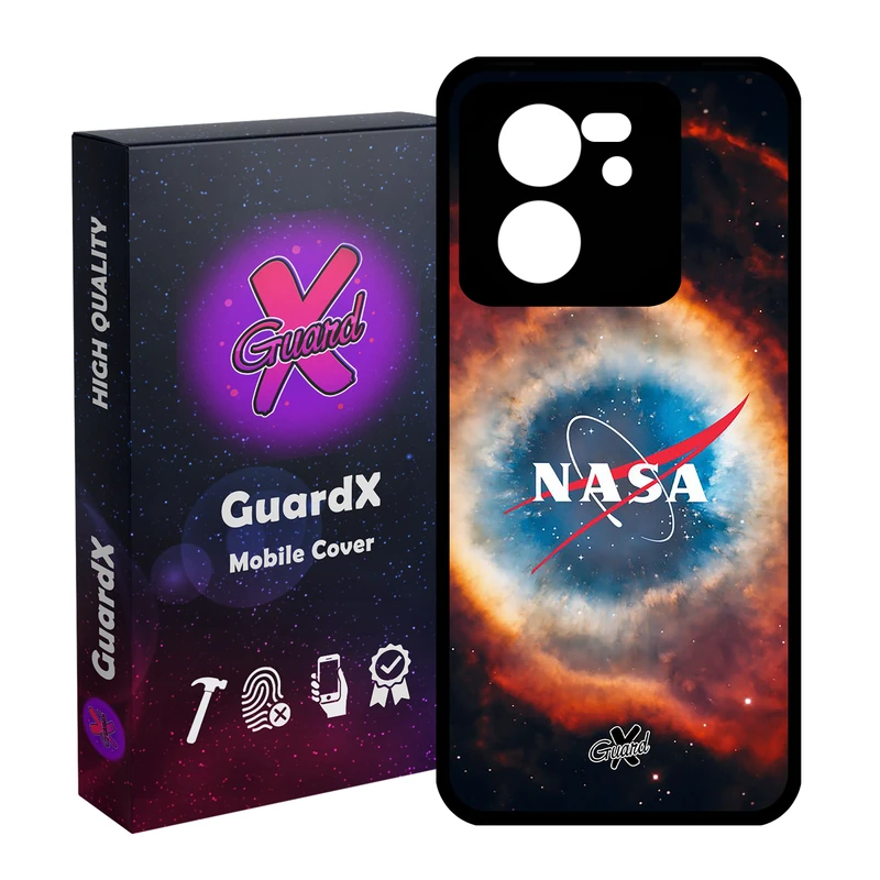کاور گارد ایکس طرح Nasa مدل Glass10234 مناسب برای گوشی موبایل شیائومی 13T/13T Pro/Redmi K60 Ultra