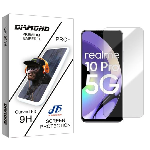 محافظ صفحه نمایش جی اف مدل Diamond مناسب برای گوشی موبایل ریلمی 10 Pro 5G