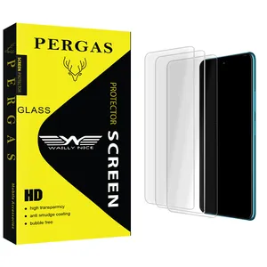 Waily Nice Pergas Glass MIX3 Screen Protector For Xiaomi Note 9 Pack Of 3