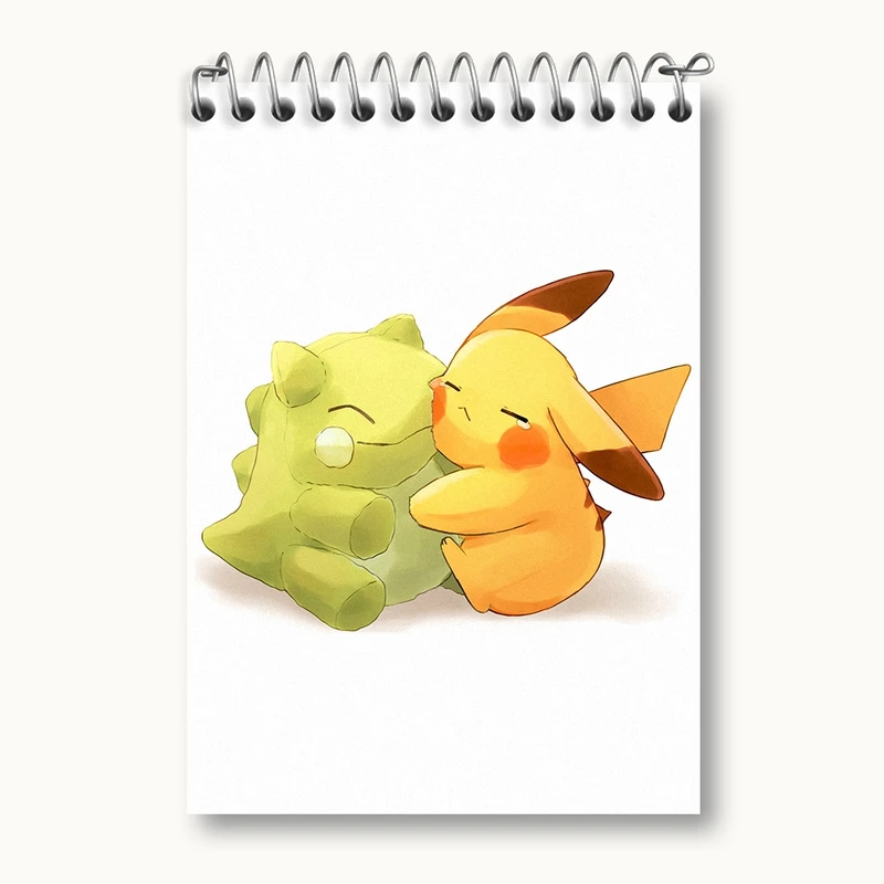 دفتر یادداشت 50 برگ خندالو مدل بازی پوکمون (pokemon) کد 32691