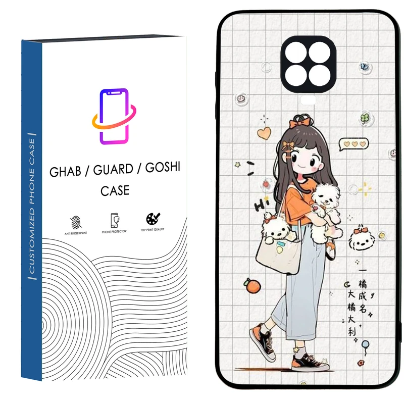 کاور قاب گارد گوشی طرح دخترانه کد 32 - TPU مناسب برای گوشی موبایل شیائومی Redmi Note 9s / Note 9 pro