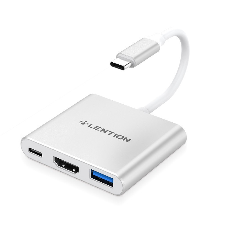 هاب 3 پورت USB-C لنشن مدل C14 2