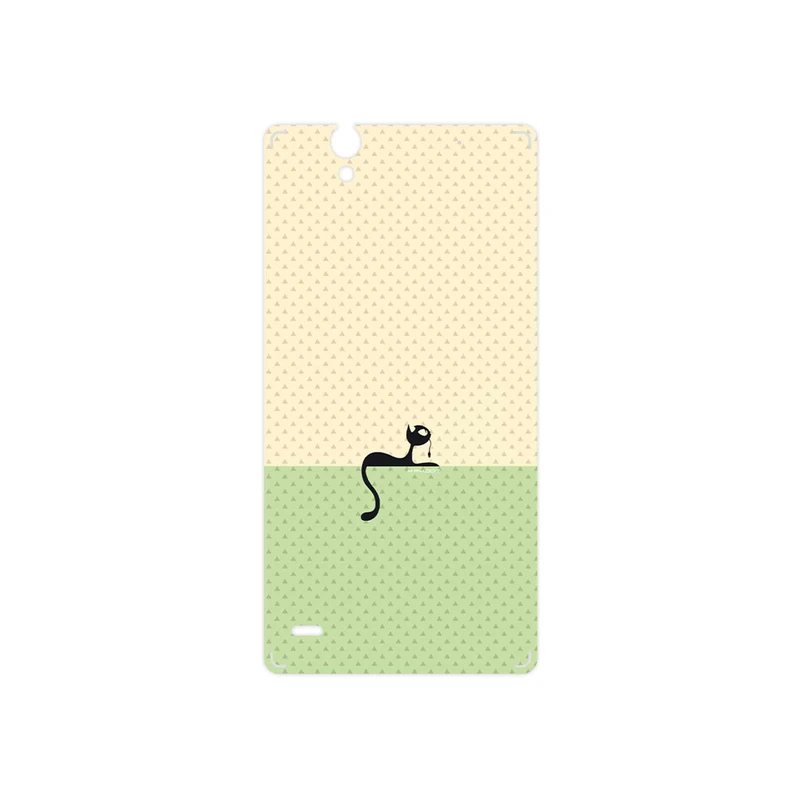 برچسب پوششی ماهوت مدل Minimal Internet Cat Icon مناسب برای گوشی موبایل سونی Xperia C4