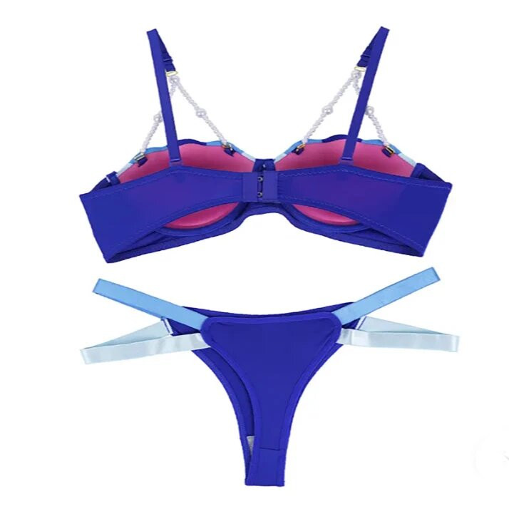 ست شورت و سوتین زنانه مدل صدفی