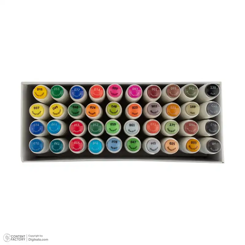 ماژیک راندو مدل هارد باکس بسته 40 عددی