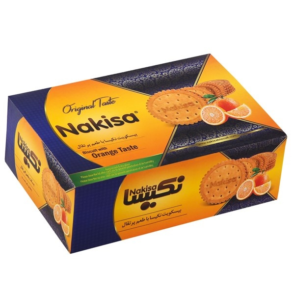 بیسکوییت پرتقالی گرد نکیسا - 1000 گرم