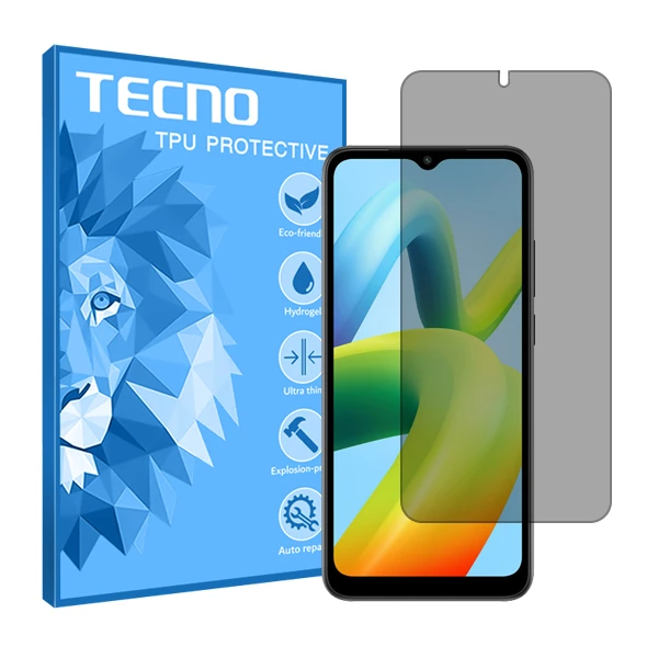 محافظ صفحه نمایش حریم شخصی تکنو مدل HyPRV مناسب برای گوشی موبایل شیائومی Redmi A1 Plus